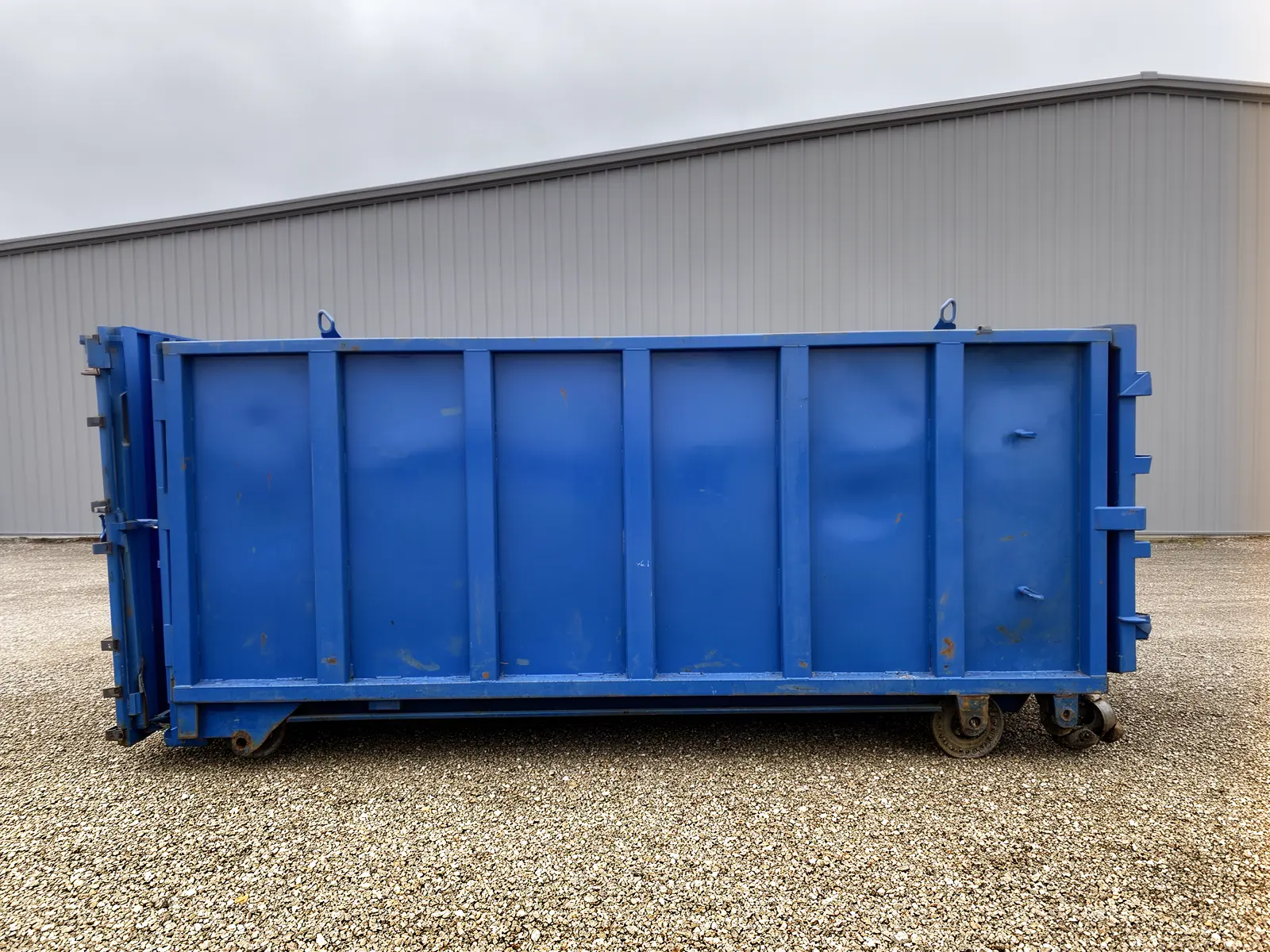 Roll-off dumpster from Poncho & Mundo's Dumpster Rental in Colton, CA